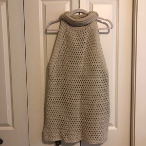 Free People Sleeveless Sweater Turtleneck